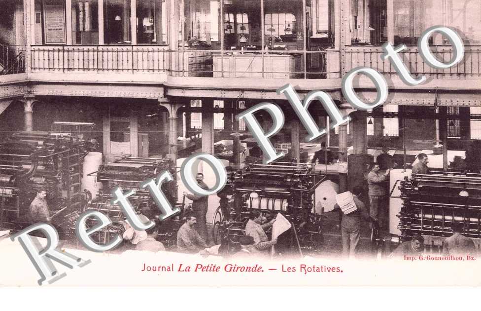 journal "la petite gironde", les rotatives