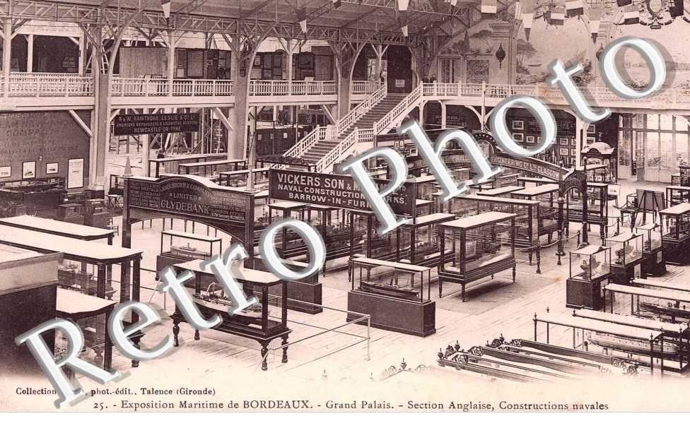 exposition maritime, grand palais, section anglaise, constructions navales