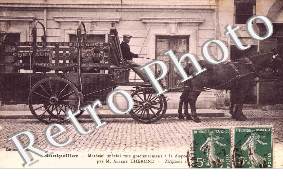 (voiture ambulance Chevaline et bovine) mis a disposition par M. Albert Therond