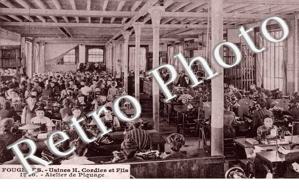 usine H.cordier et fils, atelier de piquage