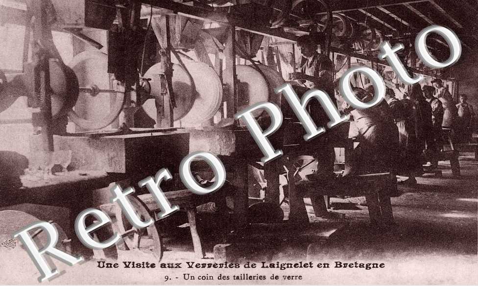 Verreries de Laignelet, Un Coin des tailleries de verre