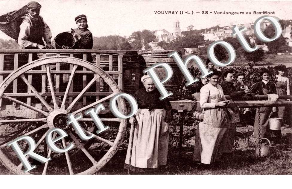 vendangeurs au Bas Mont