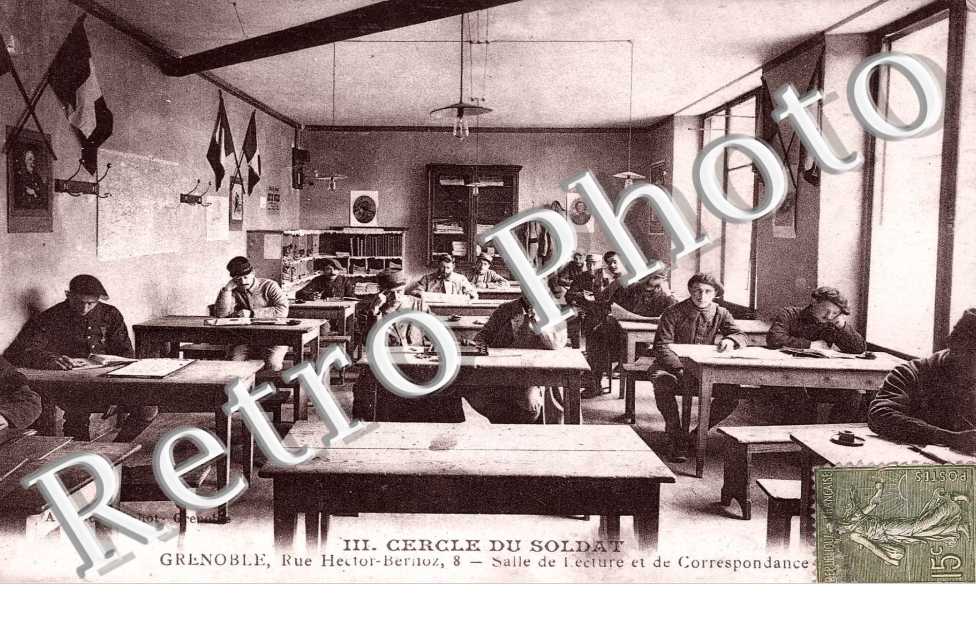 cercle de soldat - rue Hector Berlioz - salle de lecture et de correspondance