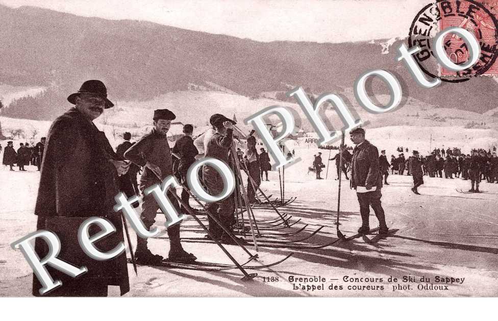 concours de Ski du Sappey - l'appel des coureurs