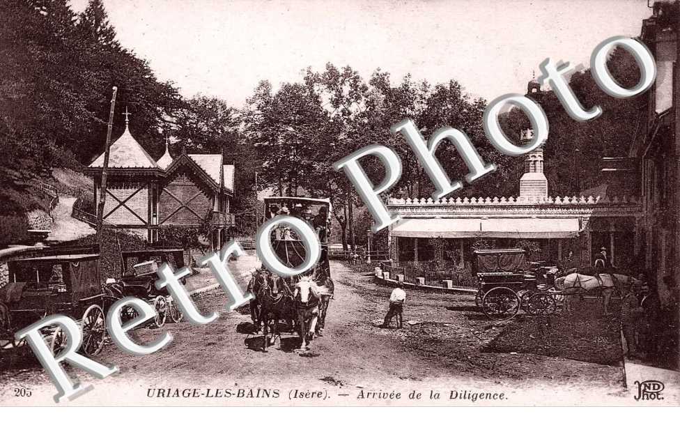 arrivee de la diligence