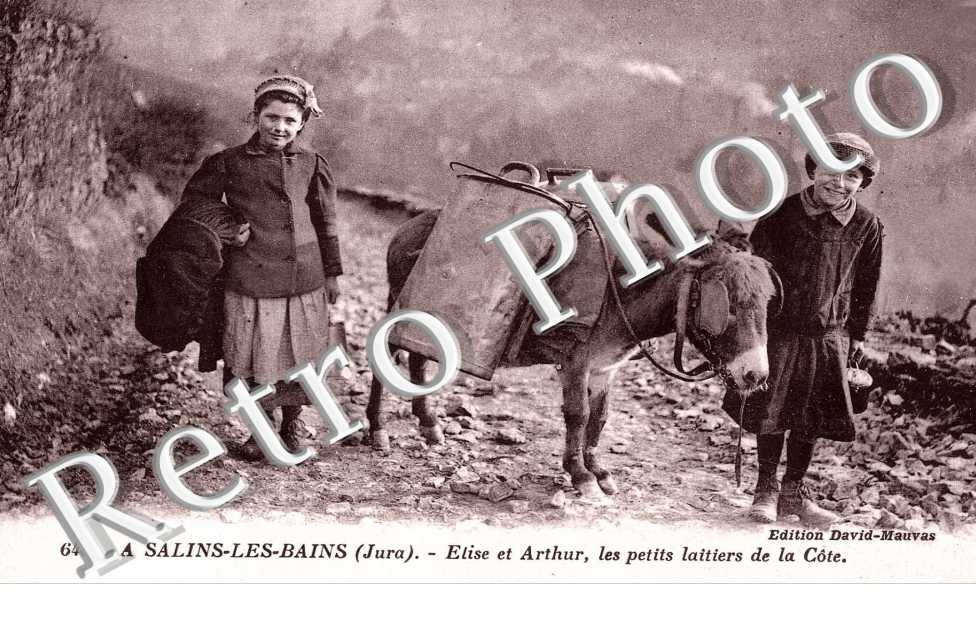 Elise et Arthur , les petits laitiers de la Cote