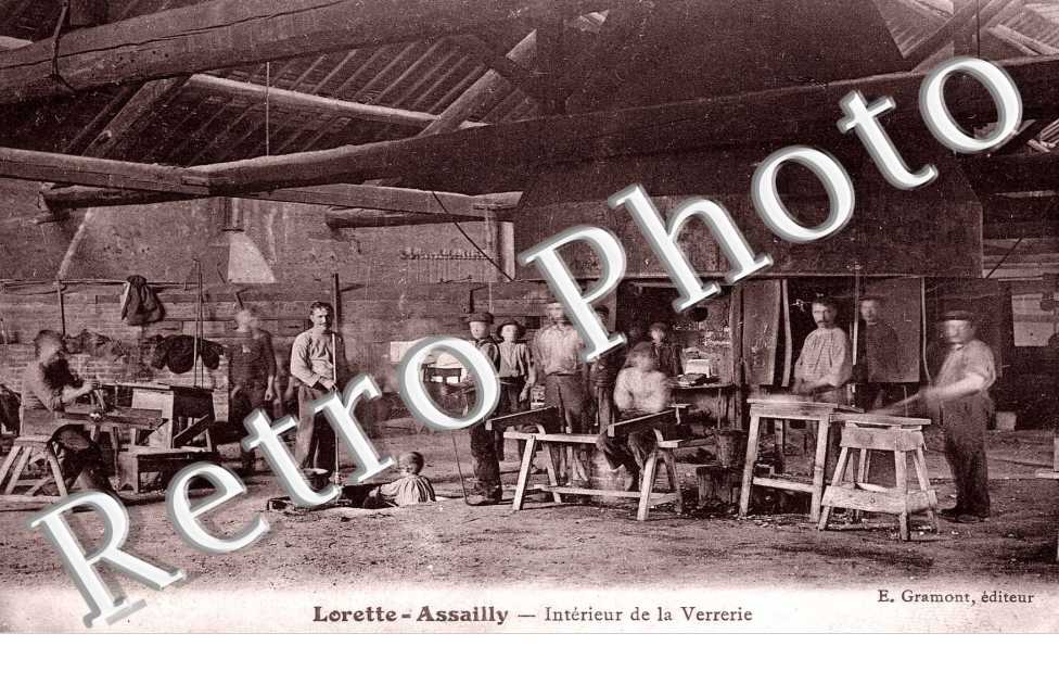 Lorette-Assailly  intérieur de la Verrerie