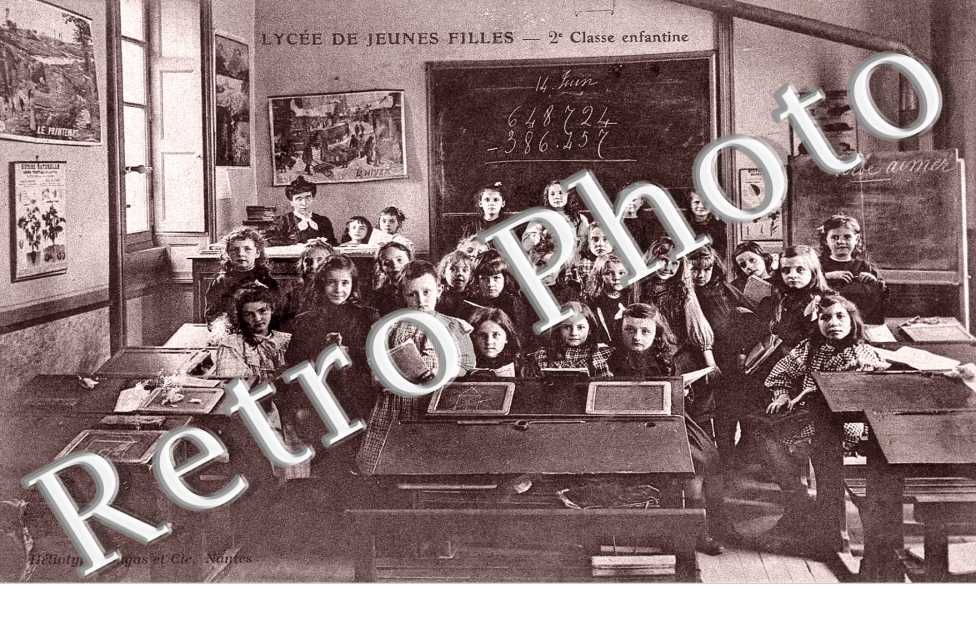lycee de jeunes filles, 2e classe enfantine