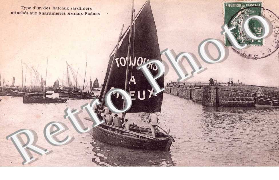 type d&#039;un des bateaux sardiniers attaches aux 8 sardineries amieux freres