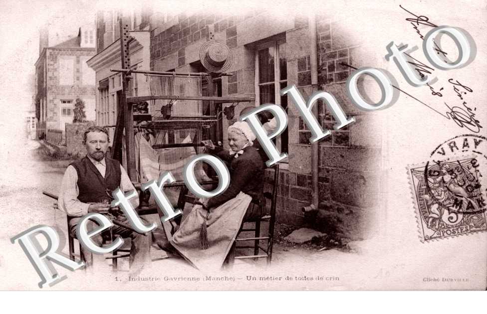 un metier de toiles de crin