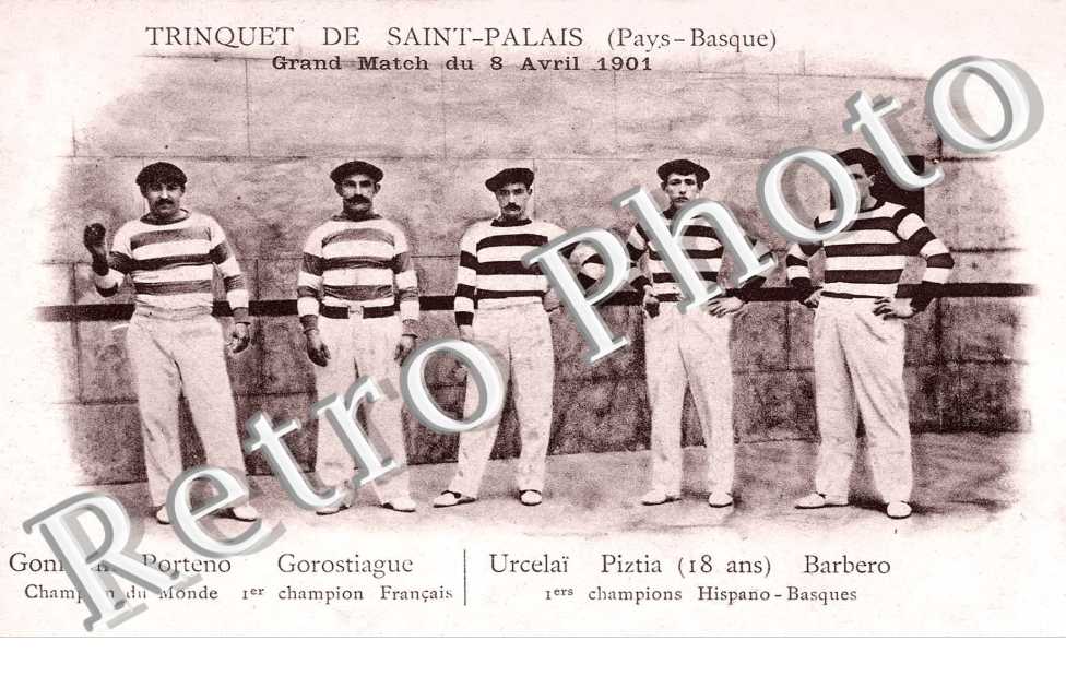 Grand match du 8 avril 1901 - trinquet