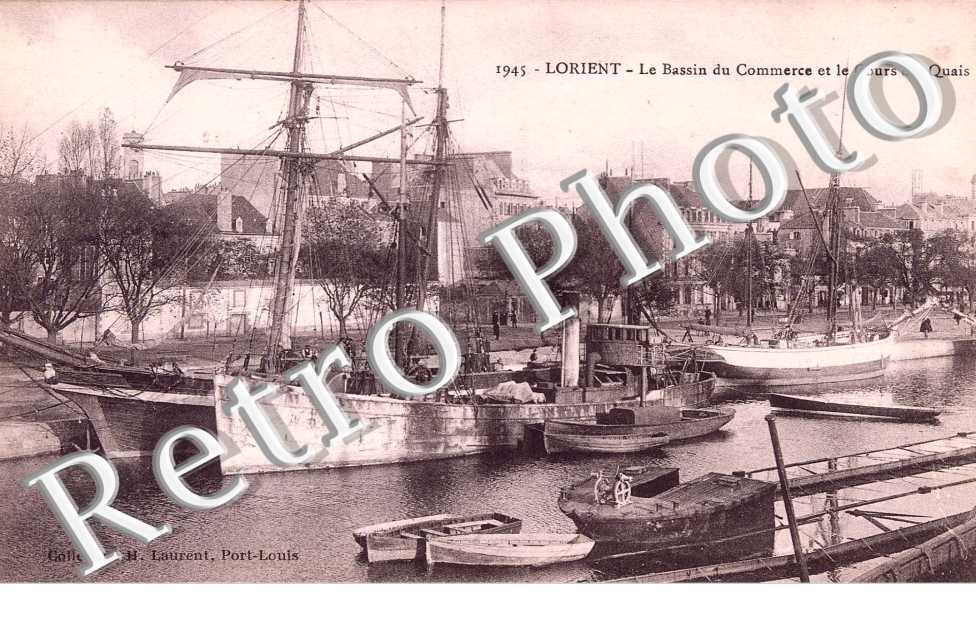  le bassin du Commerce et le Cours des Quais