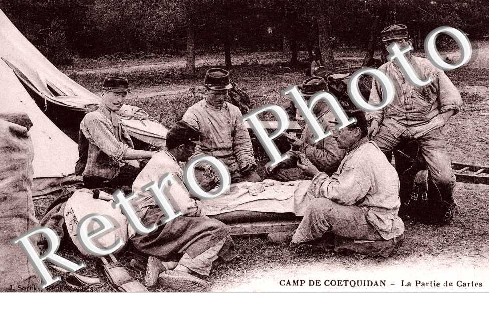 Camp de Coetquidan - La Partie de cartes