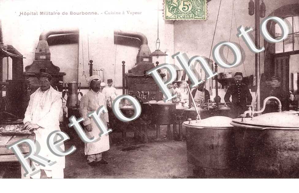 hopital militaire, cuisine a vapeur