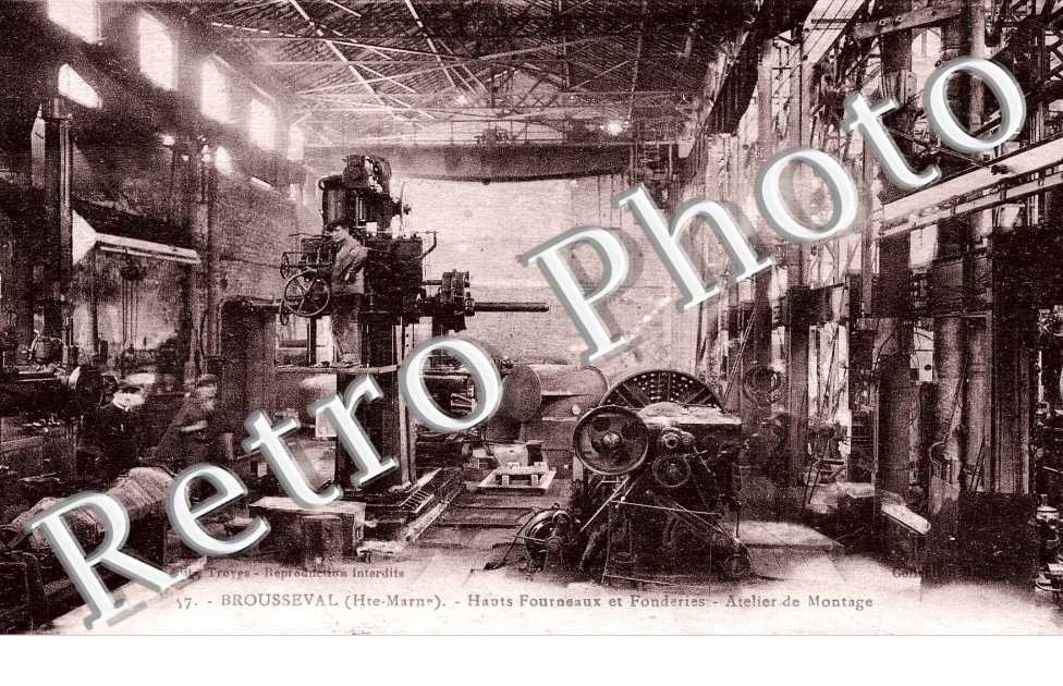 Hauts fourneaux et fonderie - atelier de montage