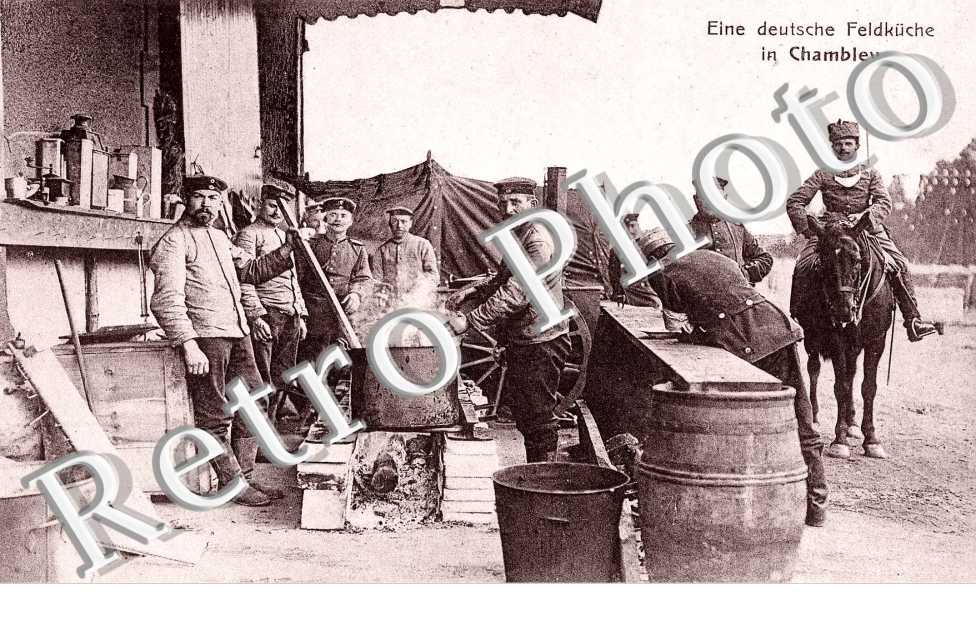 Eine Detsche FeldKuche - feldpostkarte