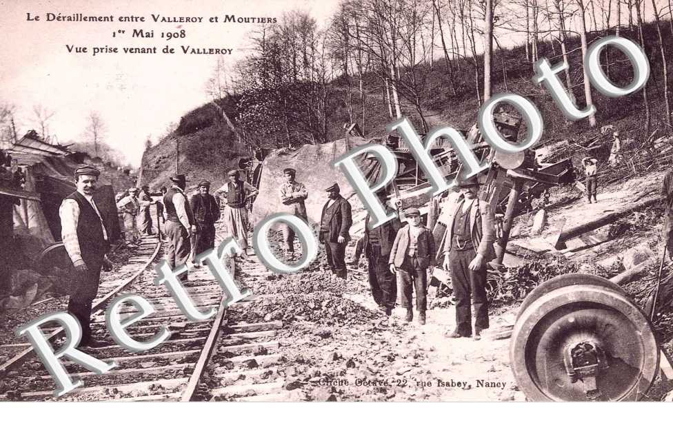 Le deraillement entre Valleroy et Moutiers 1