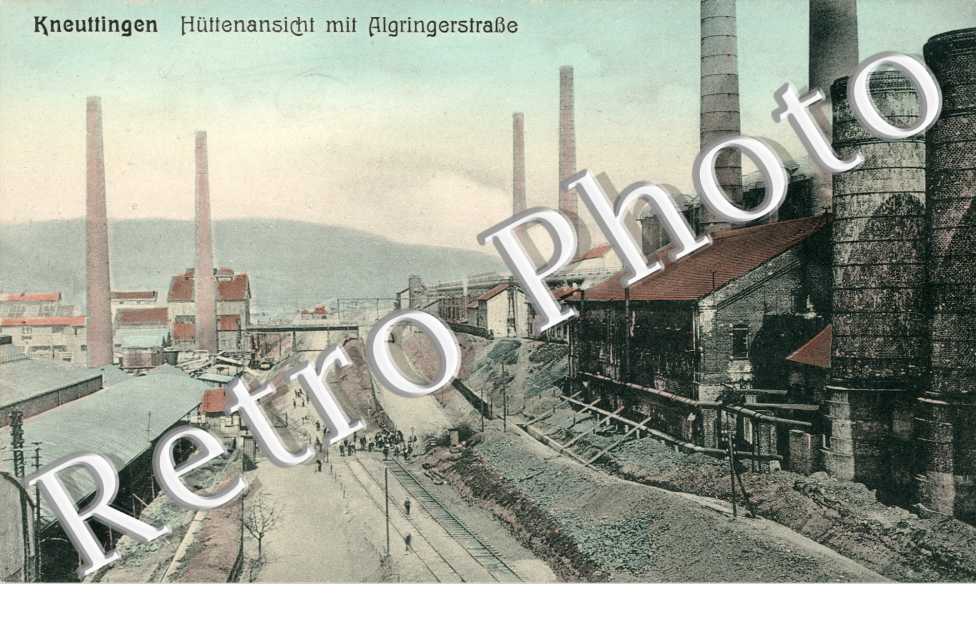 Kneuttingen - Huttenansicht mit Algringerstrasse