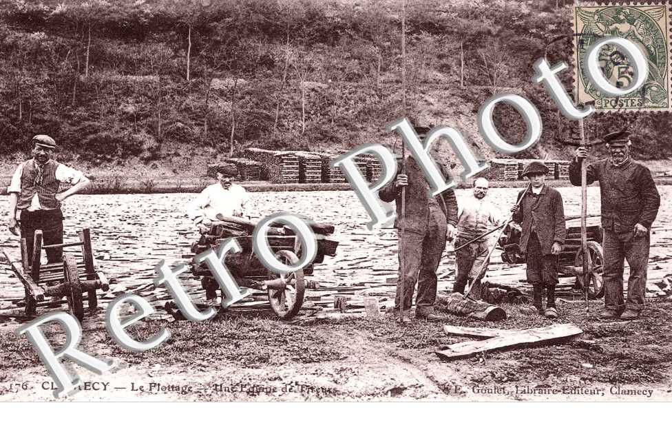 le flottage - une equipe de fileurs