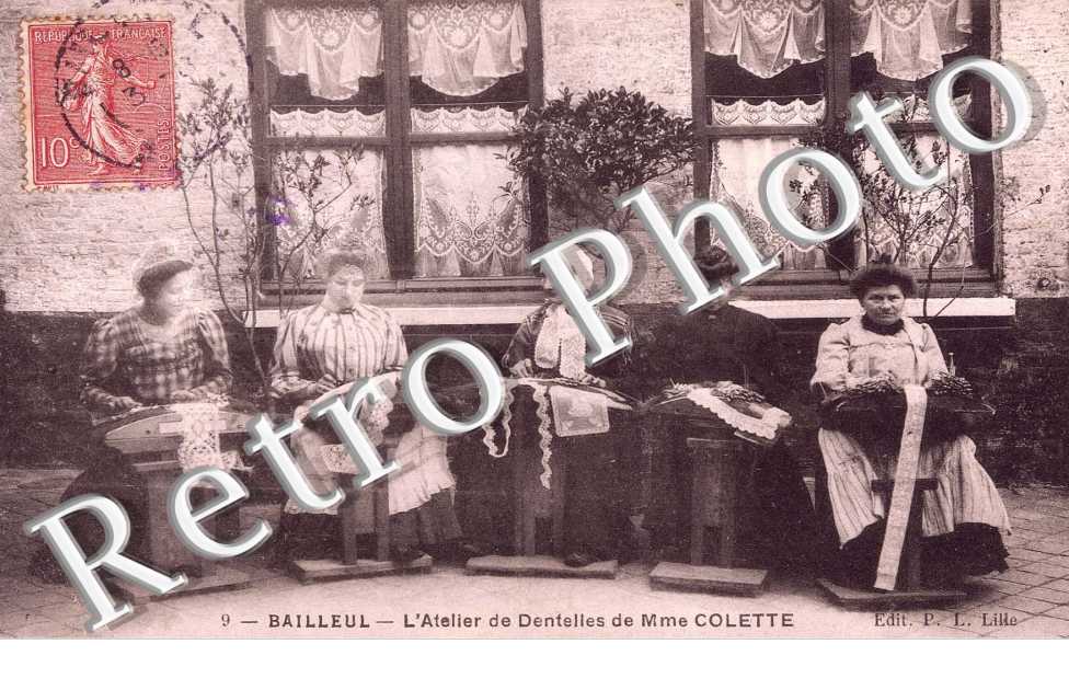 l&#039; atelier de dentelles de Mme Colette