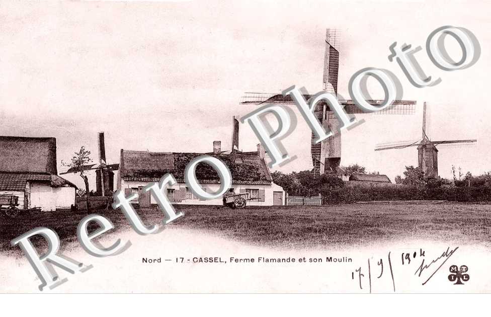 le Moulin de Monsieur Laporte au Coucher du Soleil