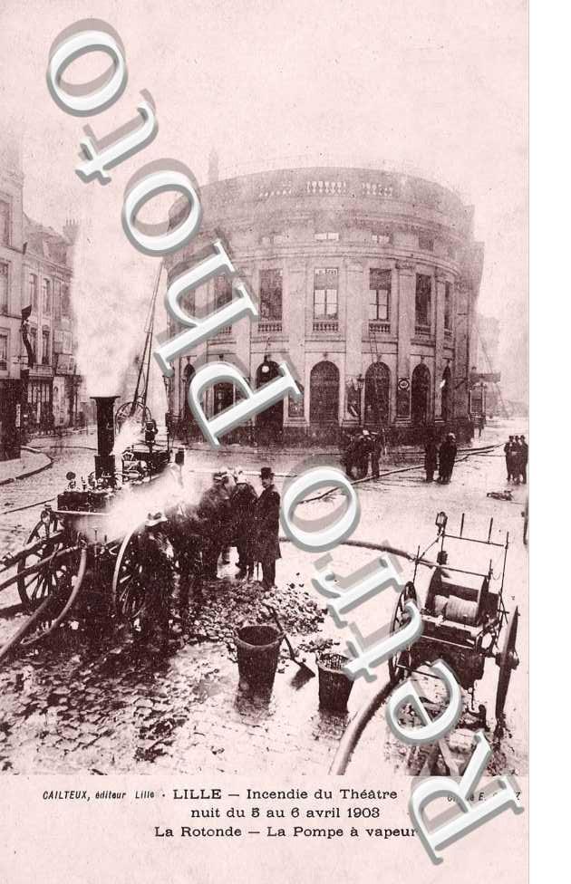 INCENDIE DU THEATRE