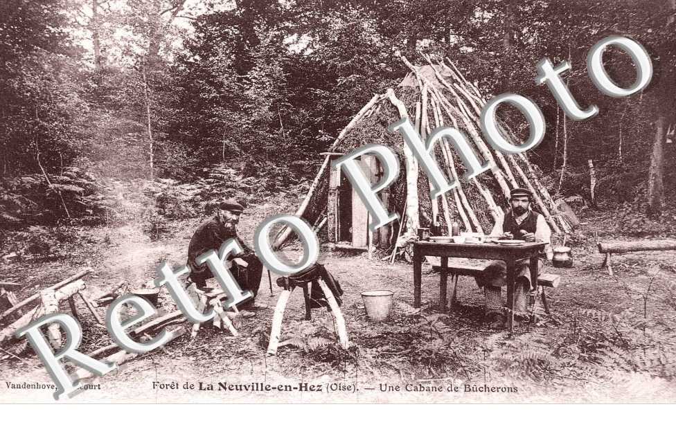 une cabane de bucherons