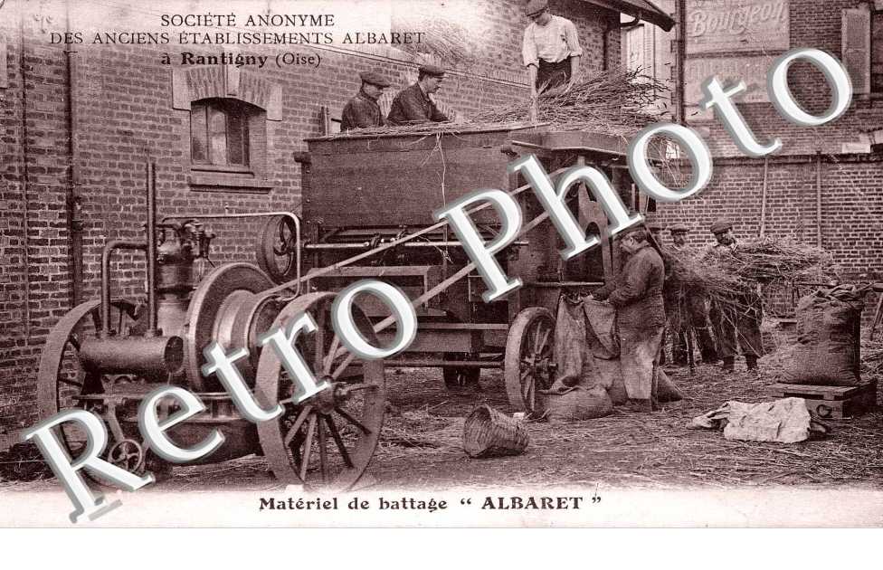 materiel de battage "Albaret"