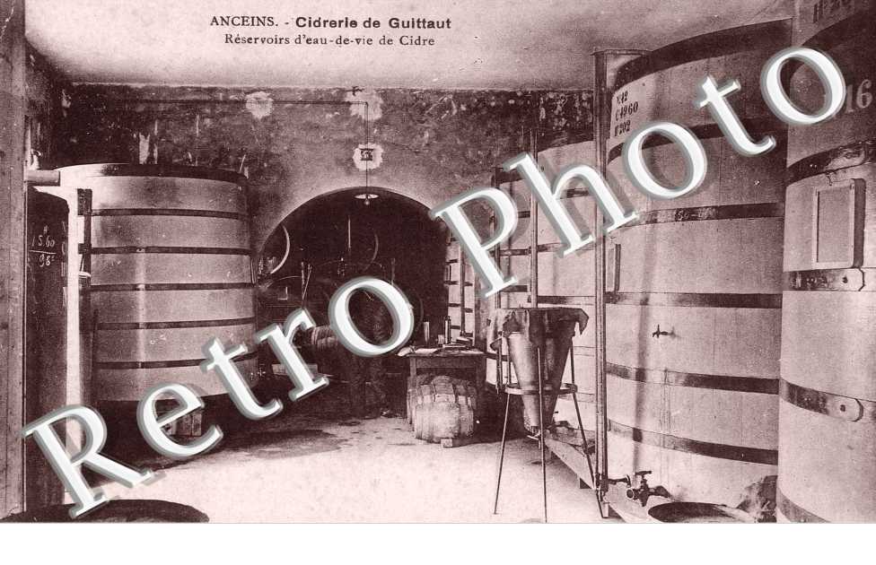 Cidrerie de Guittaut, Reservoirs d&#039;eau de vie de Cidre