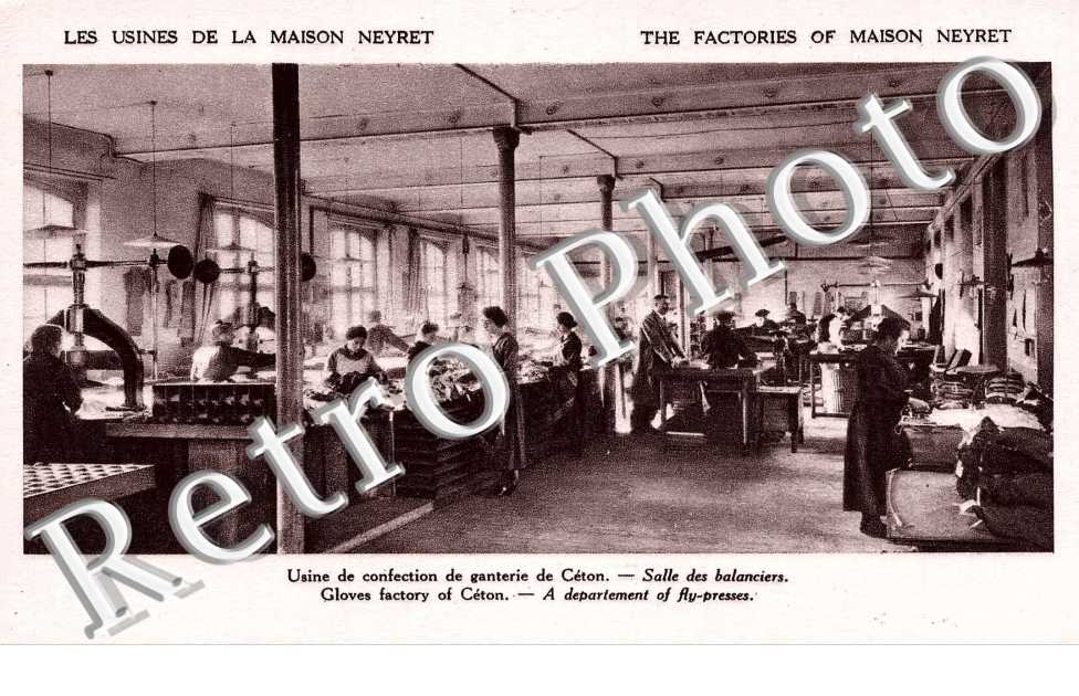 Les Usines de la Maison Neyret - Salle des Balanciers - Usine de confection de ganterie