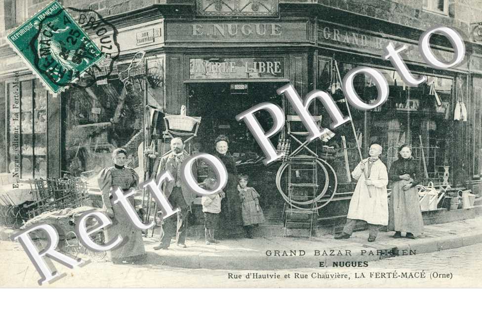 Grand Bazar Parisien,  Rue d'Hautvie et rue Chauviere,  E. NUGUES
