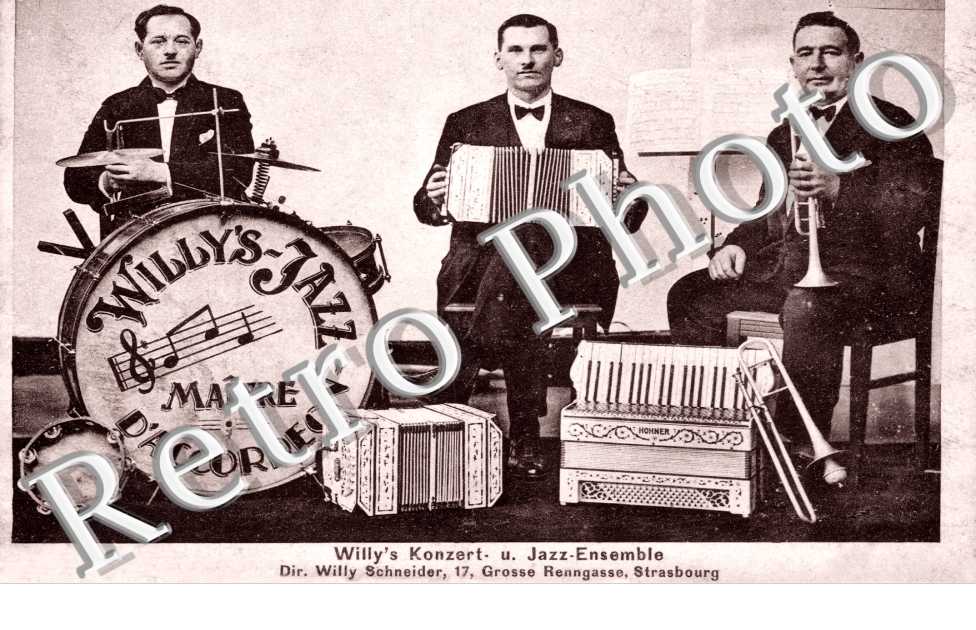 Willy&#039;s Konzert und Jazz-Ensemble - Dir. Willy Schenider 17 Grosse Renngasse