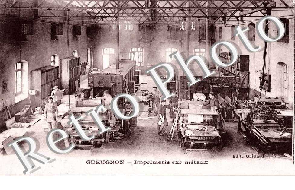 Imprimerie sur metaux