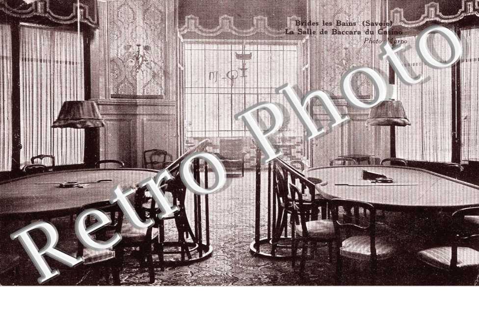 La salle de Baccara du casino