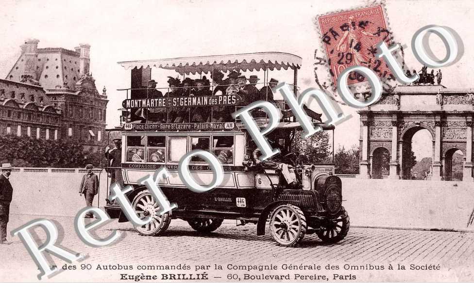 Autobus Eugene Brillie 60 boulevard Pereire