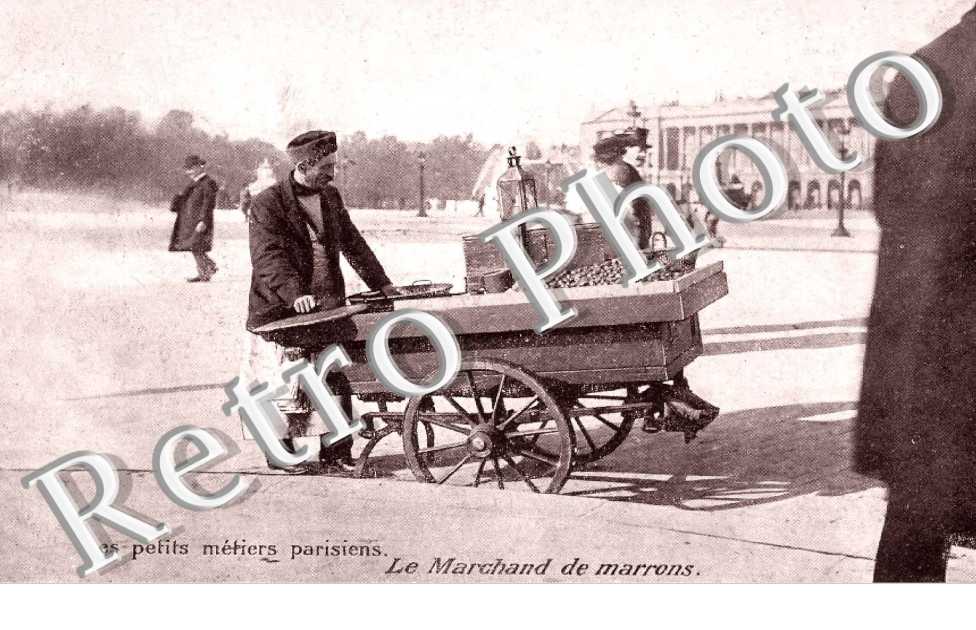 Les Petits metiers parisiens, le Marchand de marrons