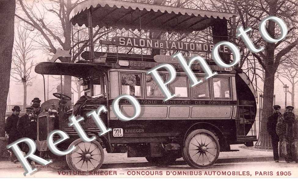 CONCOURS D&#039;OMNIBUS AUTOMOBILES Paris 1905