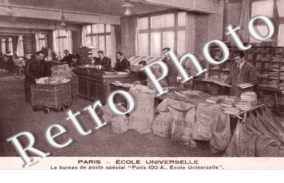 Ecole Universelle, le Bureau de Poste special Paris 100 a