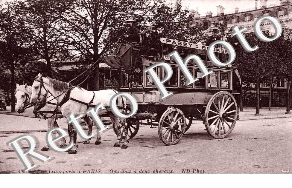 Omnibus a deux chevaux