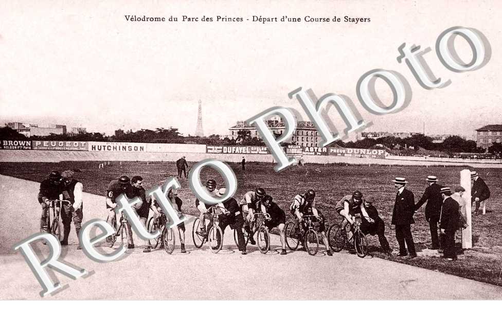 Velodrome du Parc des Princes, Depart d'une course de Stayers