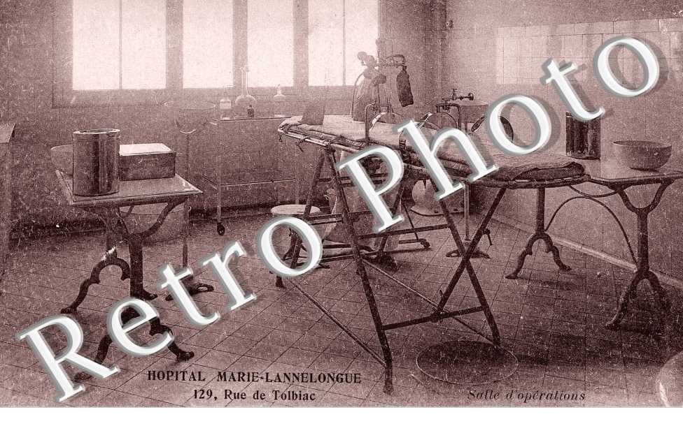 Hôpital Marie-Lannelongue 129 rue de Tolbiac  LA SALLE D&#039;OPERATIONS