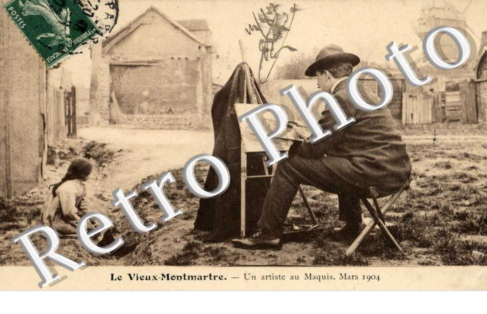 Montmartre, un Artiste au Maquis 1904