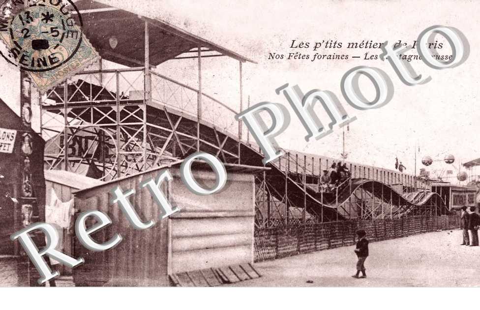 Les p&#039;tits metiers de paris Nos fetes foraines Les montagnes russes