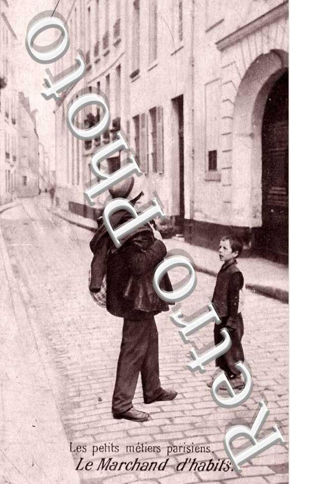 les petits metiers parisiens Le Marchand d&#039;Habits