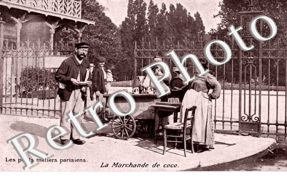 Les petits metiers parisiens La marchande de Coco