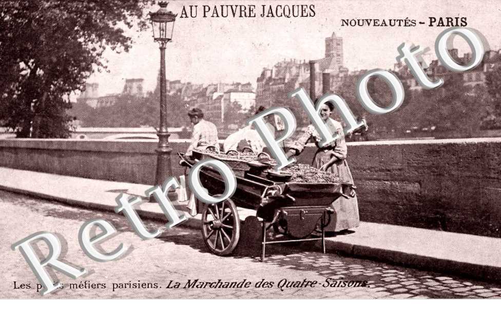 Les petits metiers parisiens La marchande des quatre saisons