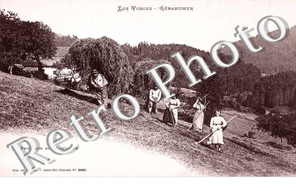LA FENAISON  EN MONTAGNE