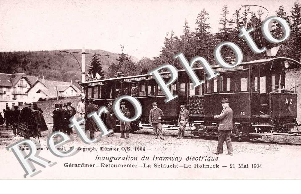 Inauguration du tramway electrique 21 MAI 1904