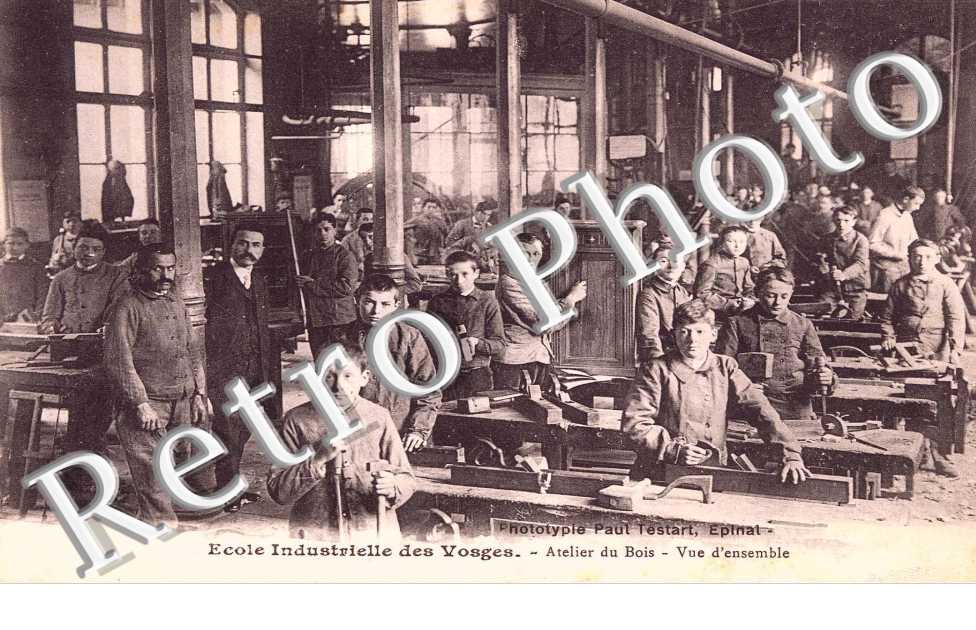 Ecole industrielle des vosges - atelier du bois - Vue d'ensemble