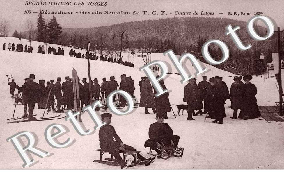 Sport d'Hiver - Grande semaine du Tfc - course de luge
